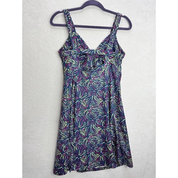 Patagonia Women's Minette Dress Size Medium in Big Congo Glass Blue - Picture 10 of 12
